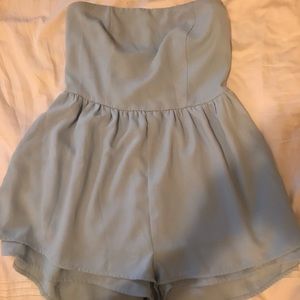Powder blue TOBI romper